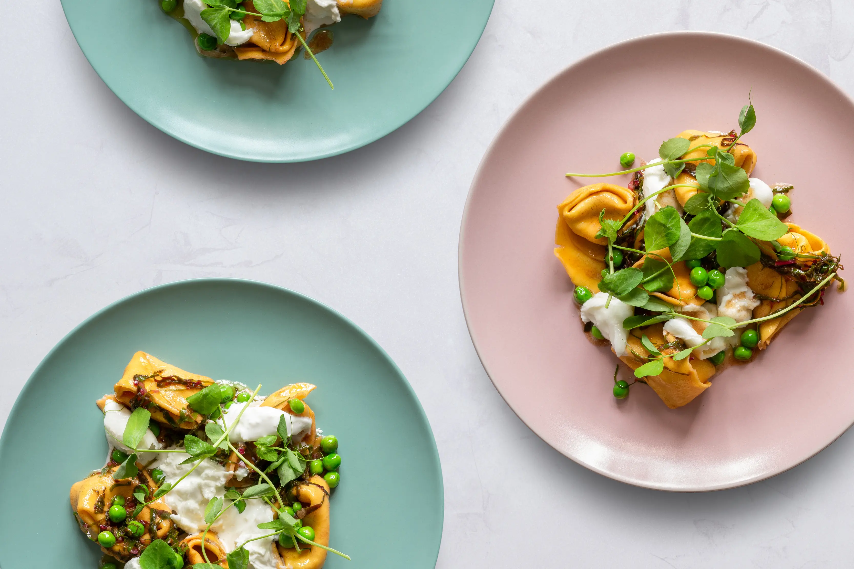antipasti - burrata tortelloni